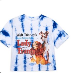 NWT Lady and the Tramp Tie-Dye T-Shirt for Women